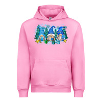 Fuchsia Pink snowman gnome Urban Hoodie - Zillion Design Studio