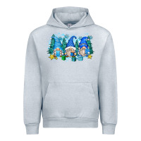 Heather Grey snowman gnome Urban Hoodie - Zillion Design Studio