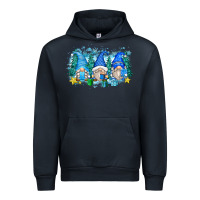 Navy snowman gnome Urban Hoodie - Zillion Design Studio