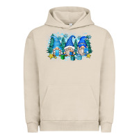 Pigment French Oak snowman gnome Urban Hoodie - Zillion Design Studio
