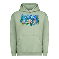 Pigment Oil Green snowman gnome Urban Hoodie - Zillion Design Studio