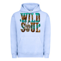 Pigment Grape Ice wild soul with skeleton hand Urban Hoodie - texasbilliewilder