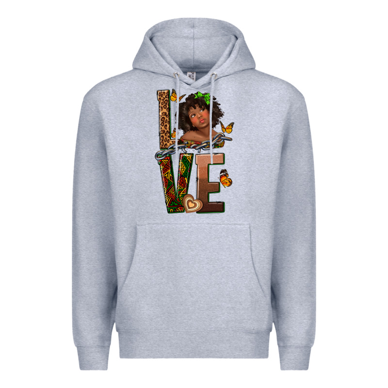 Love Melanin Premium Hoodie by texasbilliewilder | Teevron