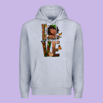 Love Melanin Premium Hoodie Designed By Texasbilliewilder