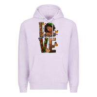 Lilac love melanin Premium Hoodie - texasbilliewilder