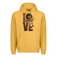 Mustard love melanin Premium Hoodie - texasbilliewilder