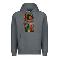 Rock love melanin Premium Hoodie - texasbilliewilder