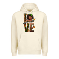 Sandshell love melanin Premium Hoodie - texasbilliewilder