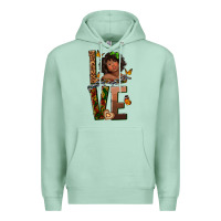 Seafoam love melanin Premium Hoodie - texasbilliewilder