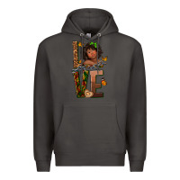 Smoke love melanin Premium Hoodie - texasbilliewilder