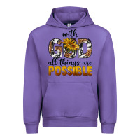 Tulip with god al things ara possible Urban Hoodie - texasbilliewilder