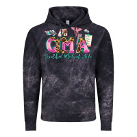 Cloud Black qma qualified medical aide Vintage Hoodie - AdoDesignShop