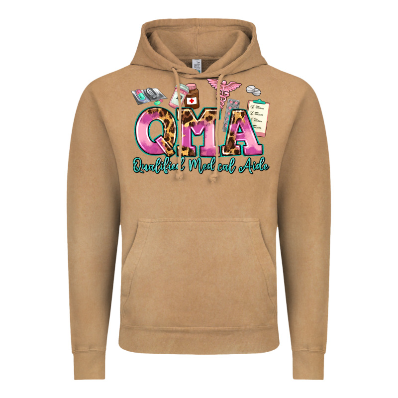 Qma Qualified Medical Aide Vintage Hoodie by AdoDesignShop | Teevron