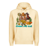 Pina Colada Happy Fall Y'all Longhorn Cow Premium Hoodie - RanaPortraitStore