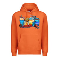 Carrot truck coffee cups Premium Hoodie - Zillion Design Studio