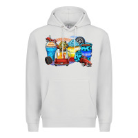 Dove Grey truck coffee cups Premium Hoodie - Zillion Design Studio