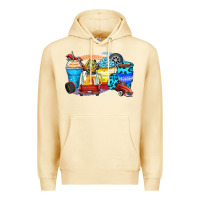 Pina Colada truck coffee cups Premium Hoodie - Zillion Design Studio
