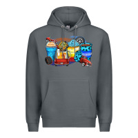 Rock truck coffee cups Premium Hoodie - Zillion Design Studio
