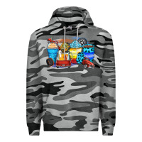 Slate Camo truck coffee cups Premium Hoodie - Zillion Design Studio