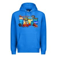 True Royal truck coffee cups Premium Hoodie - Zillion Design Studio