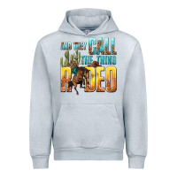 Heather Grey and they call the thing rodeo Urban Hoodie - texasbilliewilder