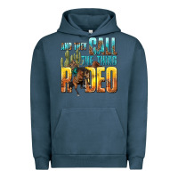 Pigment Midnight Navy and they call the thing rodeo Urban Hoodie - texasbilliewilder