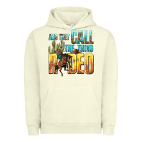 Pigment Pistachio and they call the thing rodeo Urban Hoodie - texasbilliewilder