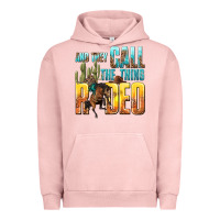 Pigment Salmon and they call the thing rodeo Urban Hoodie - texasbilliewilder