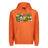 Carrot panda coffee cups Premium Hoodie - Zillion Design Studio