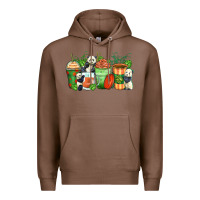 Chestnut panda coffee cups Premium Hoodie - Zillion Design Studio