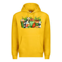 Lemon panda coffee cups Premium Hoodie - Zillion Design Studio