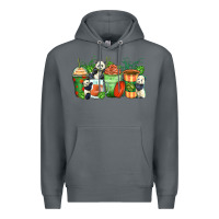 Rock panda coffee cups Premium Hoodie - Zillion Design Studio