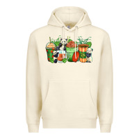 Sandshell panda coffee cups Premium Hoodie - Zillion Design Studio