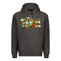 Smoke panda coffee cups Premium Hoodie - Zillion Design Studio