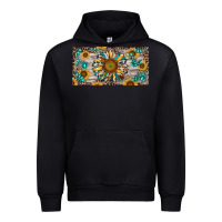 Black western sunflower and gemstone license plate Urban Hoodie - RanaPortraitStore