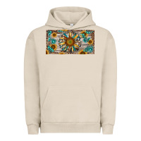 Pigment French Oak western sunflower and gemstone license plate Urban Hoodie - RanaPortraitStore