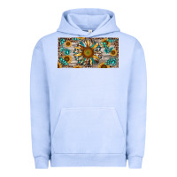 Pigment Grape Ice western sunflower and gemstone license plate Urban Hoodie - RanaPortraitStore