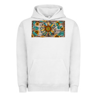 Pigment Lunar Rock western sunflower and gemstone license plate Urban Hoodie - RanaPortraitStore