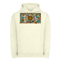 Pigment Pistachio western sunflower and gemstone license plate Urban Hoodie - RanaPortraitStore