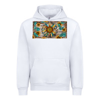 White western sunflower and gemstone license plate Urban Hoodie - RanaPortraitStore
