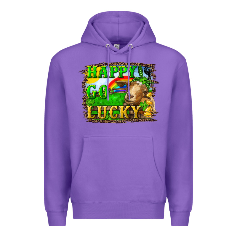 Happy Go Lucky Goat Premium Hoodie by RanaPortraitStore | Teevron