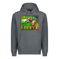 Rock Happy Go Lucky Goat Premium Hoodie - RanaPortraitStore