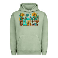 Pigment Oil Green beautiful crazy Urban Hoodie - texasbilliewilder