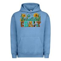 Pigment Pebble Blue beautiful crazy Urban Hoodie - texasbilliewilder