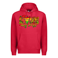 Cardinal love my roots juneteenth Premium Hoodie - texasbilliewilder