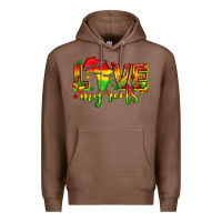 Chestnut love my roots juneteenth Premium Hoodie - texasbilliewilder