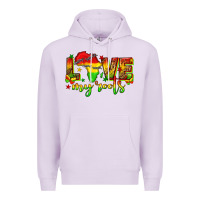 Lilac love my roots juneteenth Premium Hoodie - texasbilliewilder