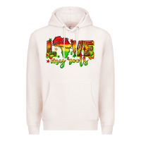 Pale Pink love my roots juneteenth Premium Hoodie - texasbilliewilder