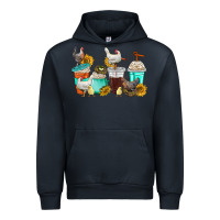 Navy chicken coffee cups Urban Hoodie - texasbilliewilder