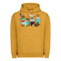 Pigment Peanut Butter chicken coffee cups Urban Hoodie - texasbilliewilder